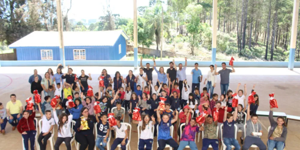 Festa foi contagiante e alunos foram reconhecidos pelo seu trabalho