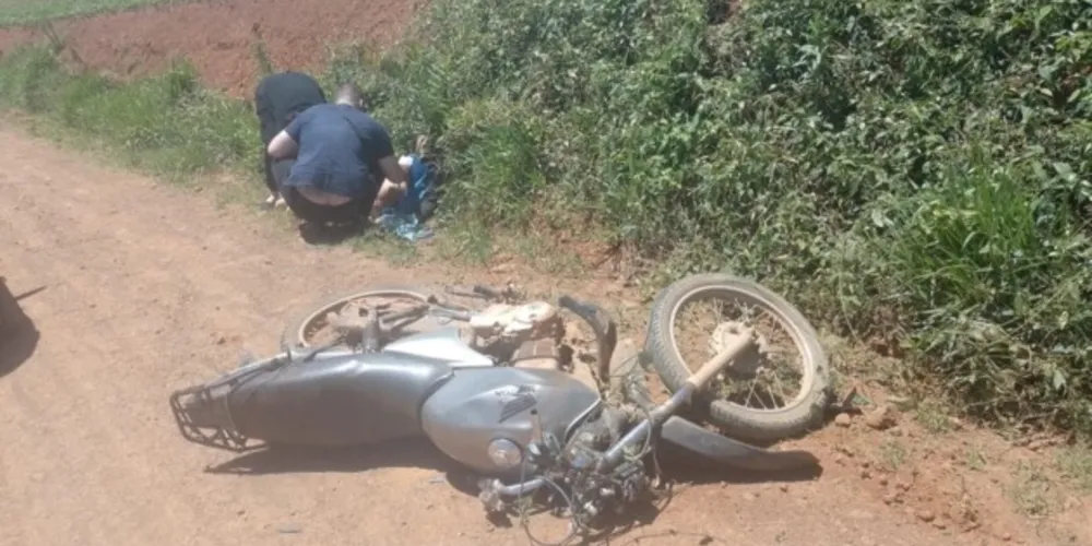 Luiz Arival Patkoski, de 48 anos, morreu após colidir contra um camionete na localidade de Canguera