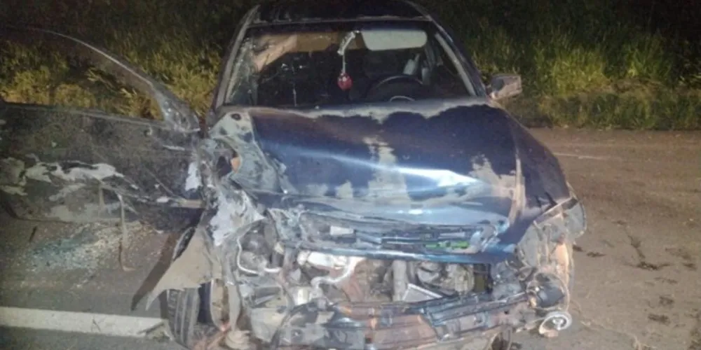 Morte do condutor foi constatada logo após a chegada dos socorristas