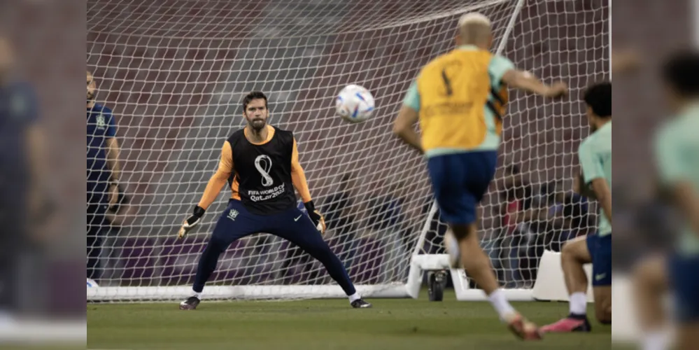 Goleiro titular da Seleção, Alisson levou apenas dois gols durante toda a Copa