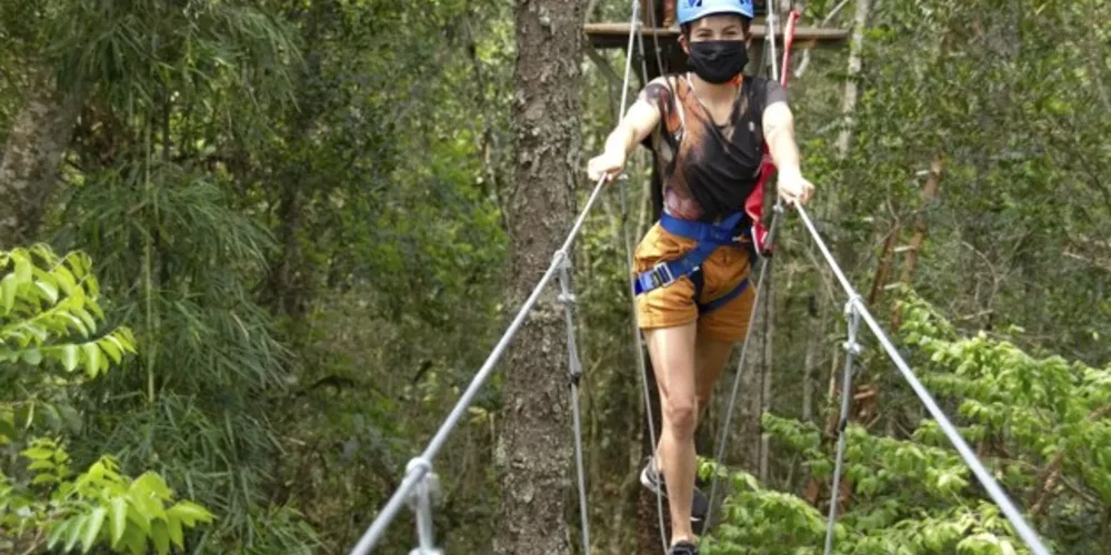 Visitantes poderão curtir todos os atrativos do Parque, inclusive as atividades radicais