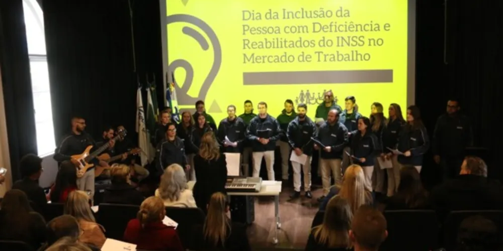 Abertura do Dia de Inclusão Social e Profissional das Pessoas com Deficiência ocorreu nesta quarta-feira