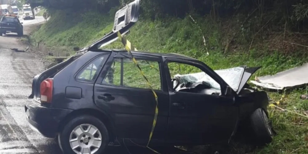 Todas as sete vítimas estavam dentro do Volkswagen Gol, segundo os agentes de segurança