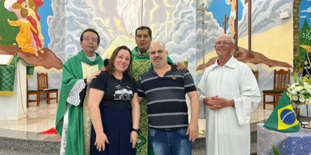 Por conta da data, missa de Ação de Graças foi celebrada em PG