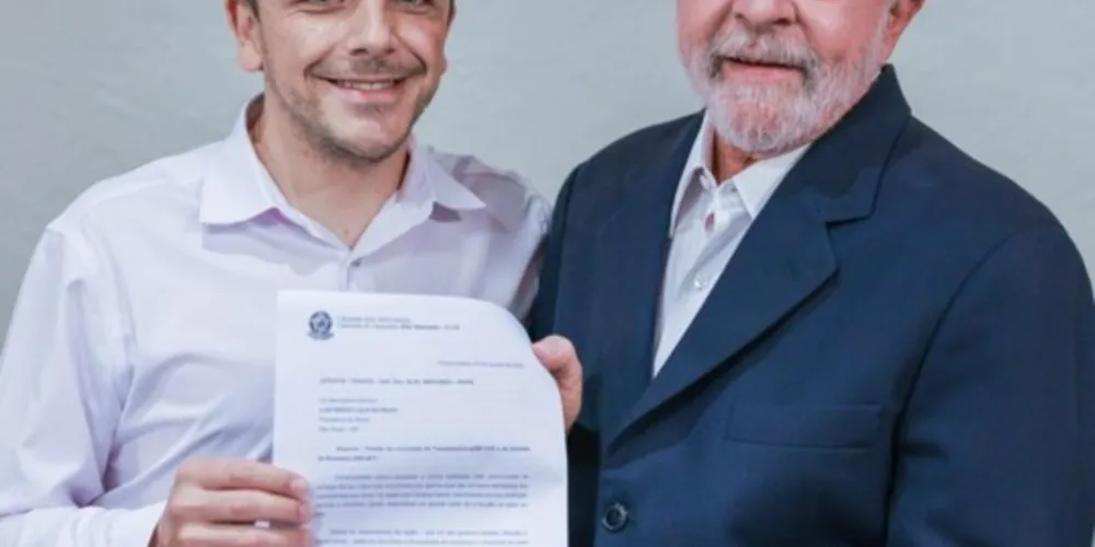 Aliel Machado (PV) se encontrou no último fim de semana com o candidato à presidência da República, Luiz Inácio Lula da Silva