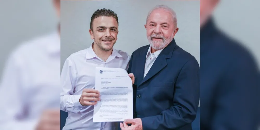 Aliel Machado (PV) se encontrou no último fim de semana com o candidato à presidência da República, Luiz Inácio Lula da Silva