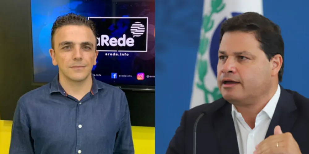 À esquerda Aliel Machado e à direita Sandro Alex, deputados federais eleitos