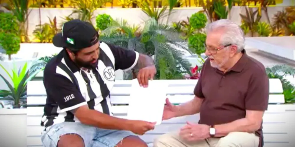 À esquerda o ponta-grossense Alorino Jr. e à direita Carlos Alberto de Nóbrega