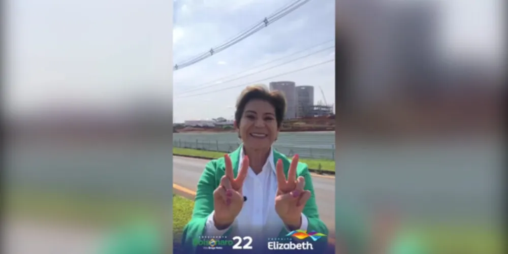 Anúncio ocorreu em vídeo publicado nas redes sociais de Elizabeth Schmidt