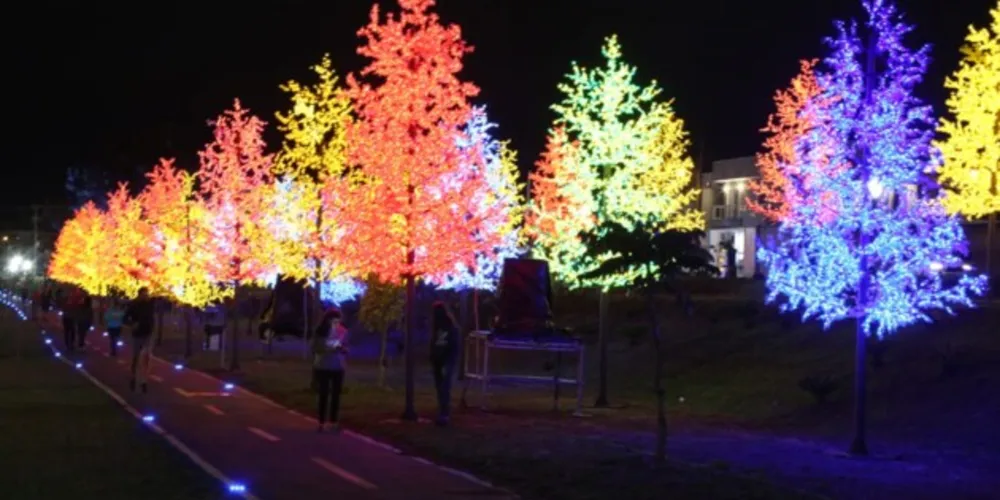 Parque Linear contará, mais uma vez, com o 'Bosque de Luz'