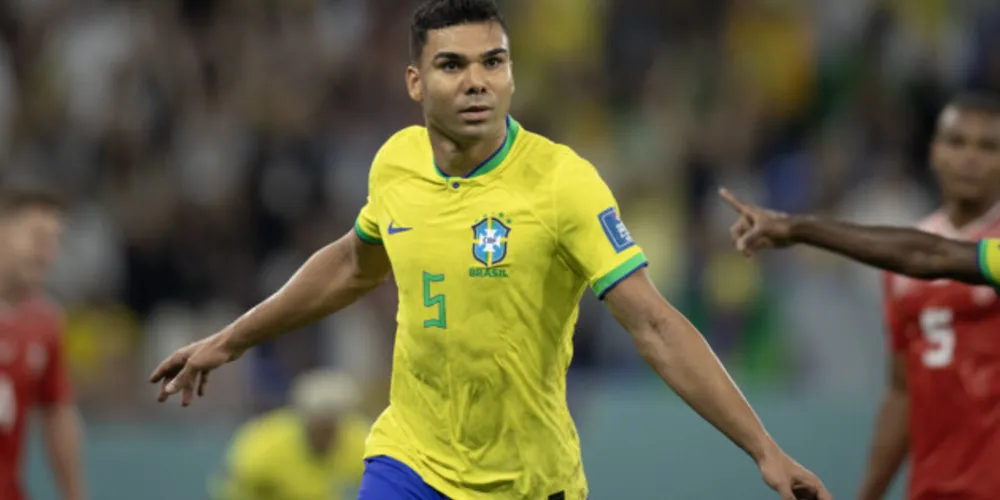 Casemiro foi o autor do gol que garantiu a vitória da Seleção Brasileira