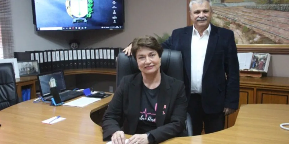 Durante a solenidade, Ieda destacou o trabalho feito em conjunto na administração municipal