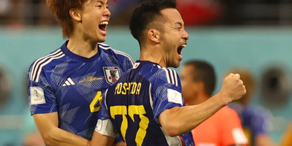 É a primeira vitória da história dos japoneses nos Mundiais revertendo um placar adverso