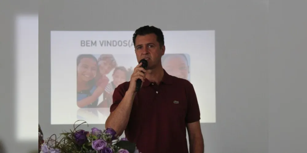 Prefeito Sérgio Belich (União) esteve presente no evento, junto com outras lideranças