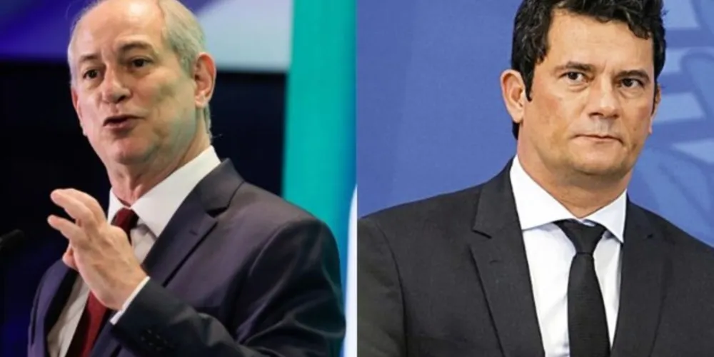Ciro Gomes (PDT) e Sergio Moro (União).