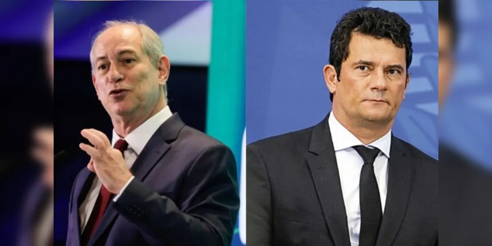 Ciro Gomes (PDT) e Sergio Moro (União).