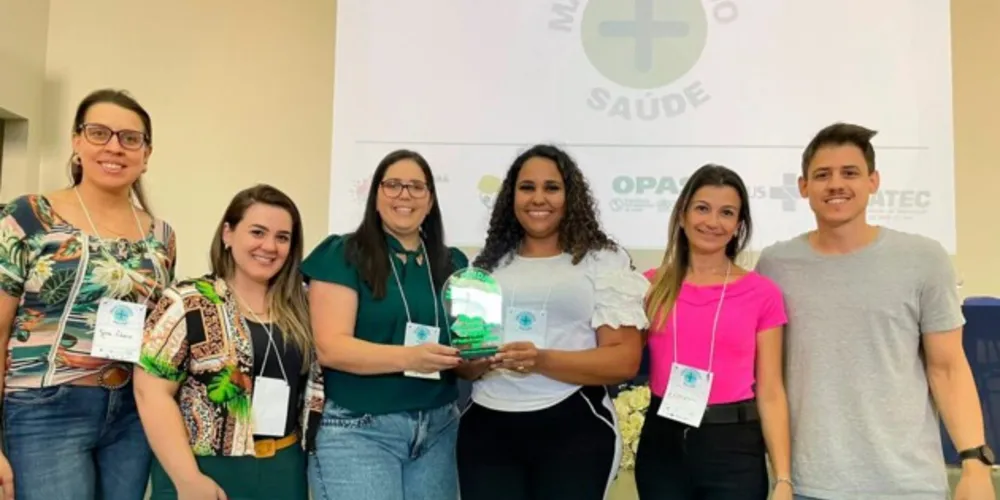 A equipe premiada ganhou uma viagem para Brasília para conhecer o Ministério da Saúde