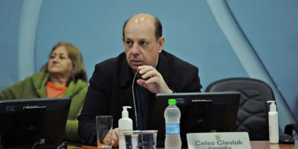 Parlamentar da Câmara Municipal e presidente da Comissão de Meio Ambiente, Celso Cieslak (PRTB)
