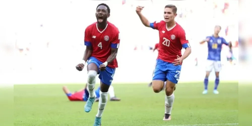 Keysher Fuller fez o gol que garantiu a vitória da Costa Rica contra o Japão