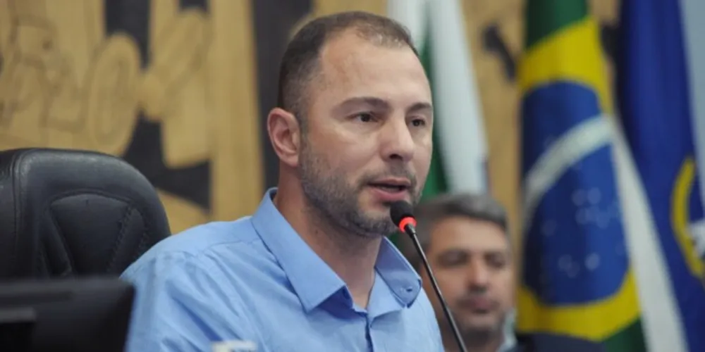 Daniel Milla, presidente da Câmara Municipal de Ponta Grossa.