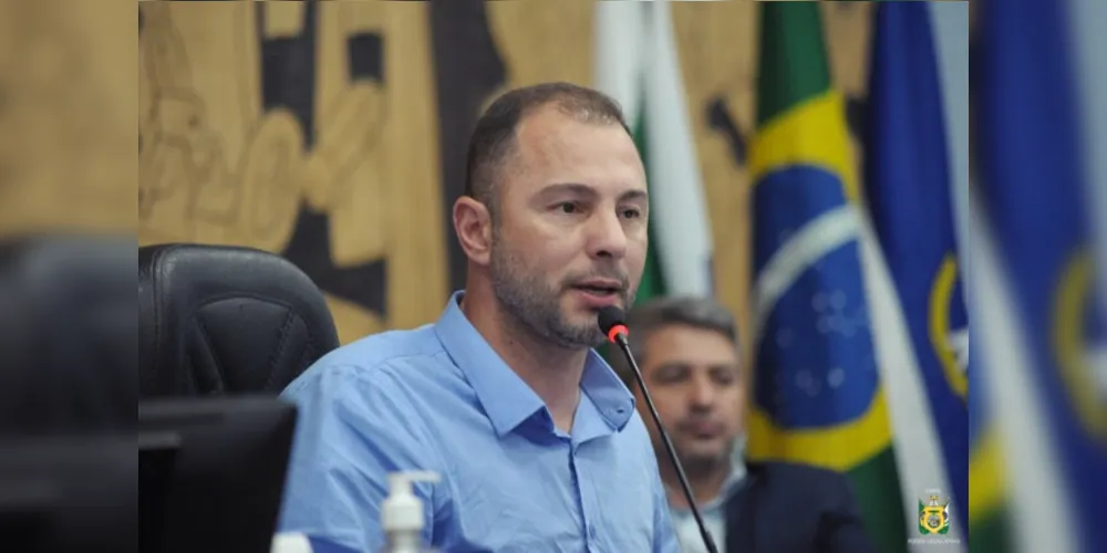 Daniel Milla, presidente da Câmara Municipal de Ponta Grossa.