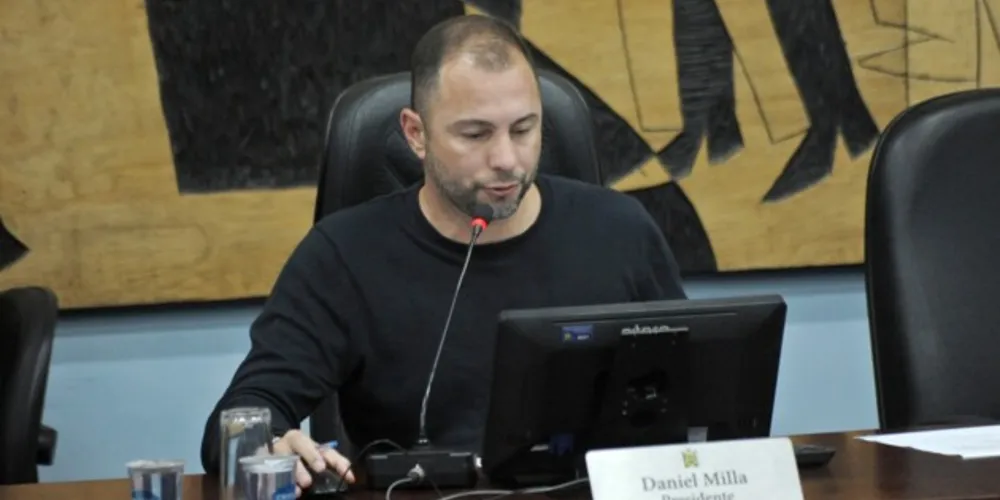 Daniel Milla (PSD), presidente da Câmara Municipal.