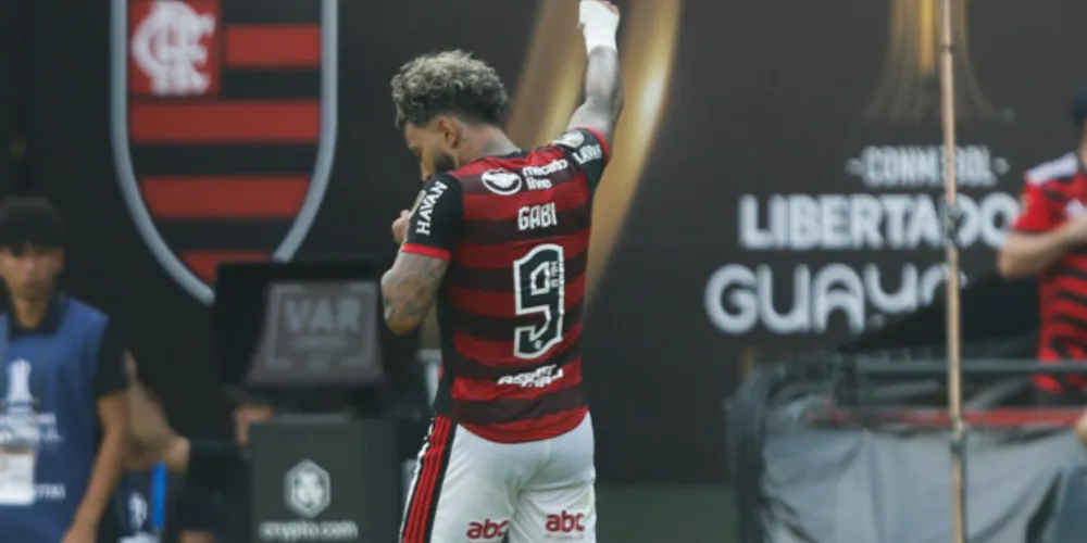 Gabigol foi o autor do 'tento' que garantiu o título para o Flamengo
