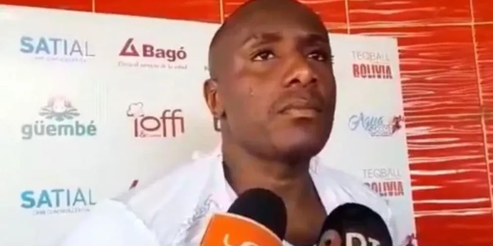 Promessa 'inusitada' foi do atacante Kevin Mina, do Real Santa Cruz (BOL)