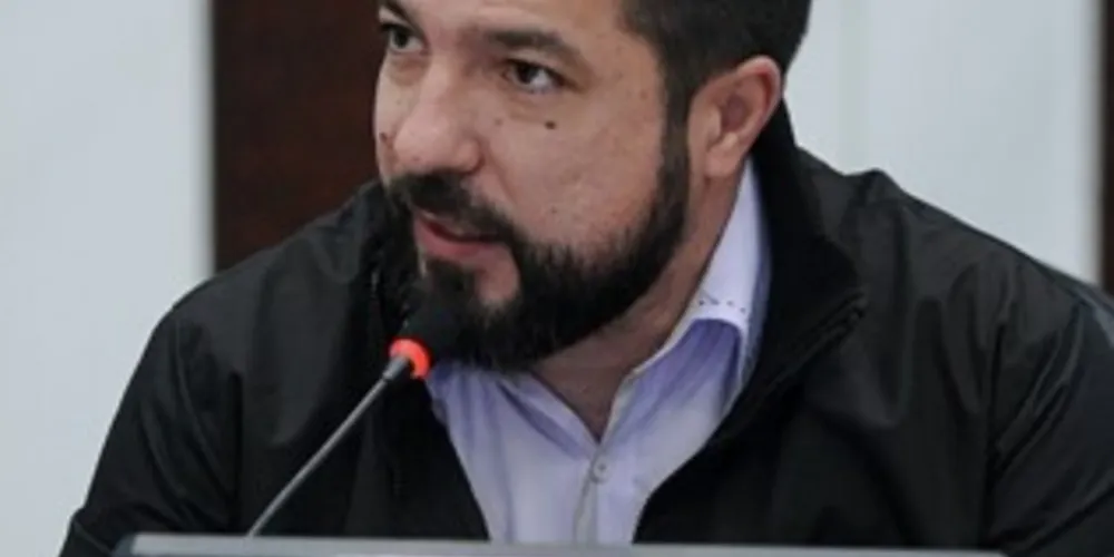 Leandro Bianco (Republicanos) durante Sessão Ordinária.