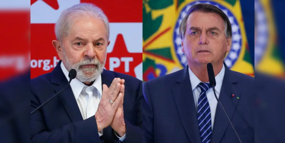 Lula e Bolsonaro lideram as pesquisas.
