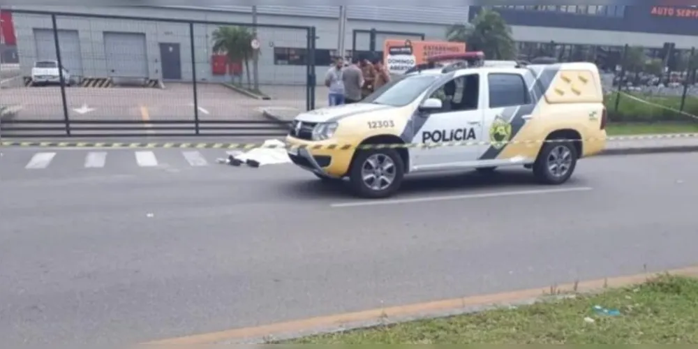 Situação aconteceu na rua João Leopoldo Jacomel, em Pinhais