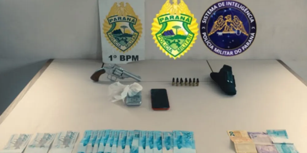 Objetos foram encaminhados à 13ª Subdivisão Policial (13ª S.D.P.) de Ponta Grossa