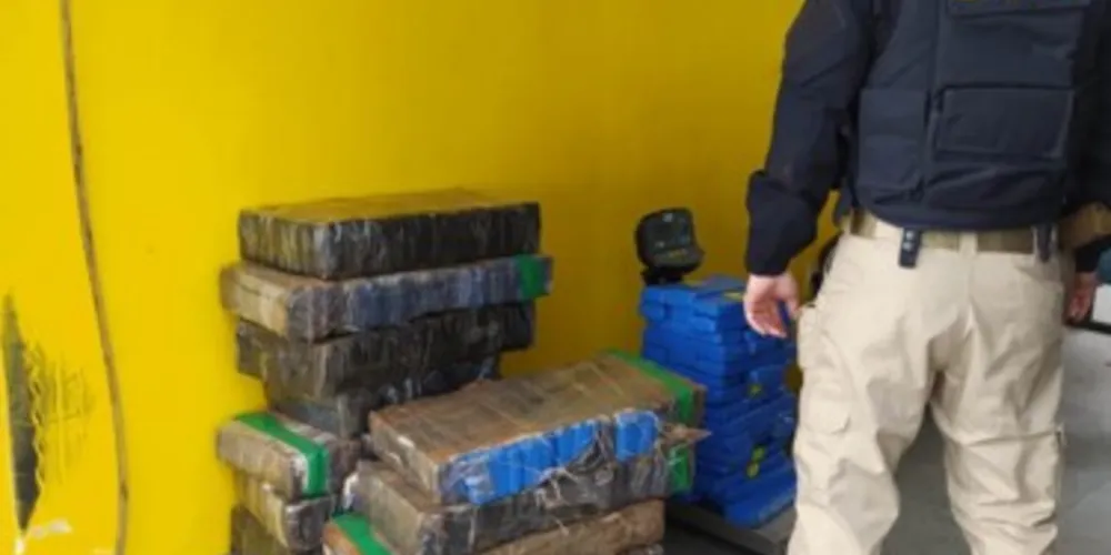 Droga iria para Joinville (SC) e foi apreendida na cidade de Porto Amazonas