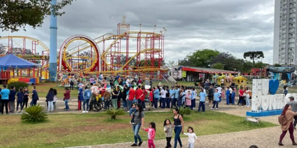 Parque de Diversões fica localizado no Parque Ambiental do Município