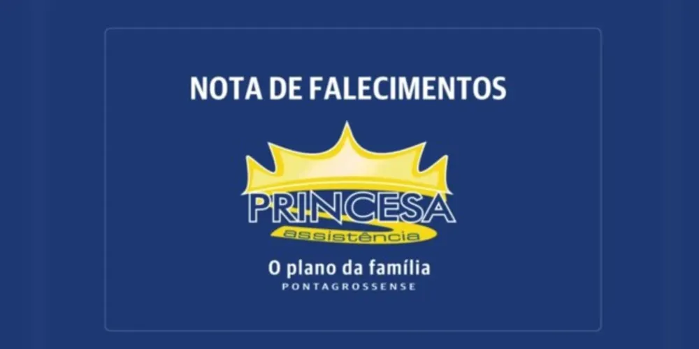 Veja a lista de sepultamentos e falecimentos desta sexta-feira (21), divulgado pelo Serviço Funerário Municipal de Ponta Grossa