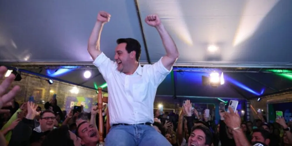 Carlos Massa Ratinho Junior (PSD) foi reeleito governador do Paraná