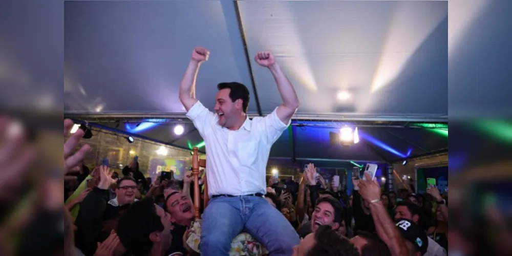 Carlos Massa Ratinho Junior (PSD) foi reeleito governador do Paraná