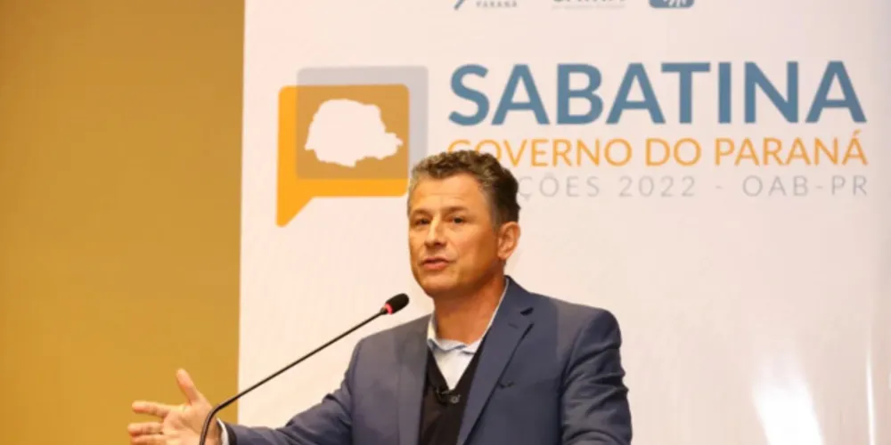 Ricardo Crachineski Gomyde (PDT) ficou em terceiro lugar na disputa pelo governo do Paraná