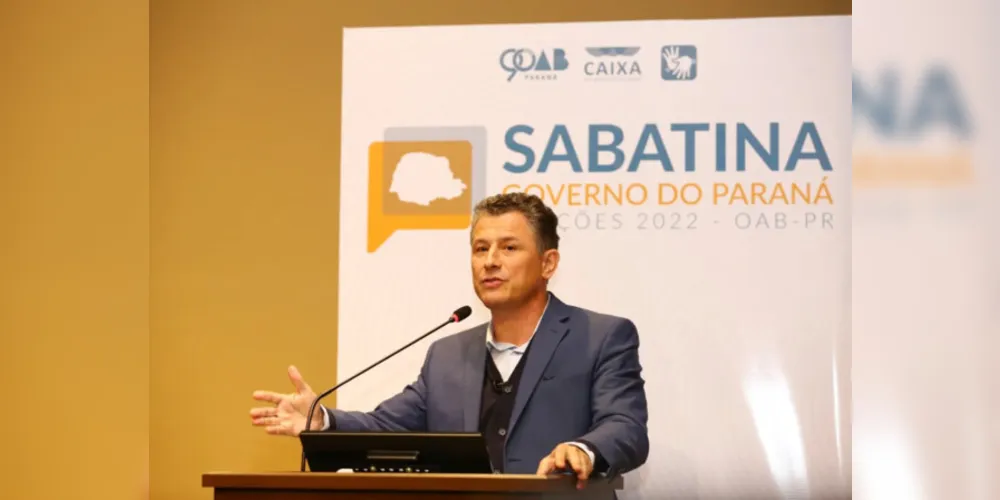 Ricardo Crachineski Gomyde (PDT) ficou em terceiro lugar na disputa pelo governo do Paraná