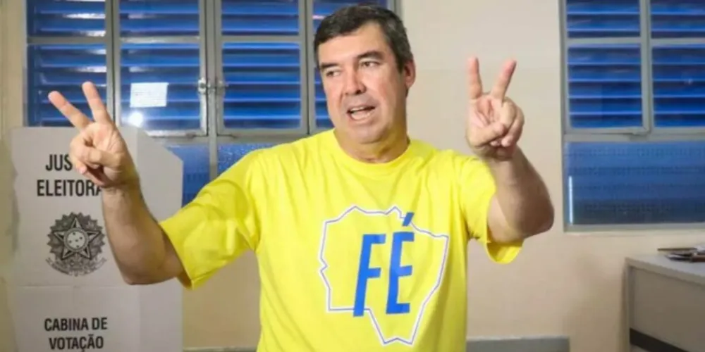Eduardo Riedel (PSDB) venceu a disputa com 56,51% dos votos, com 93,34% das urnas apuradas