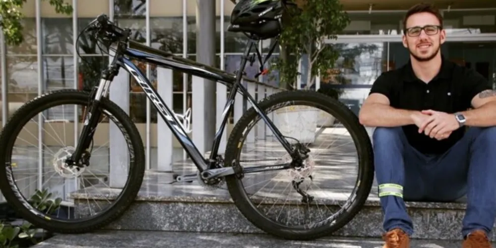 O vereador Geraldo Stocco (PV) tem a ciclomobilidade como uma das principais pautas de trabalho na Câmara Municipal de Ponta Grossa.