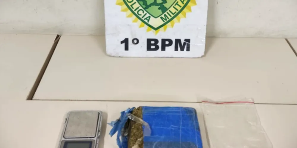 Drogas também foram encaminhadas à 13ª Subdivisão Policial de Ponta Grossa