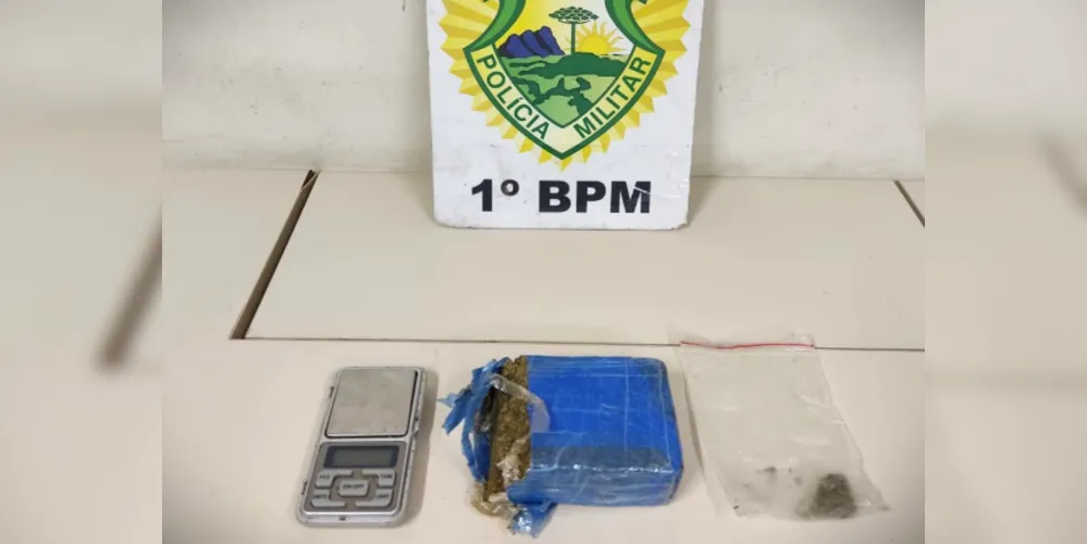 Drogas também foram encaminhadas à 13ª Subdivisão Policial de Ponta Grossa