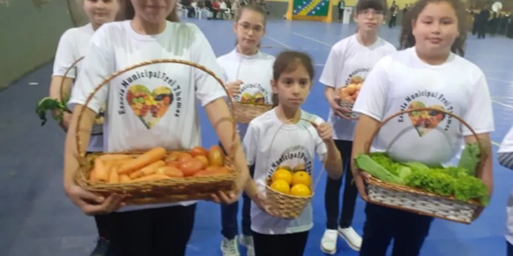 Educandos mostraram, na prática, benefícios de equilibrar o que se consome