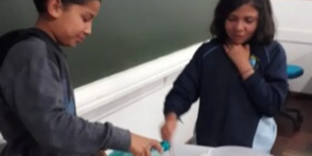 Alunos foram protagonistas do trabalho e entenderam os vários processos de transformação