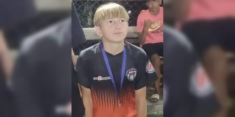 O menino participava da escolinha de futebol do projeto União PG