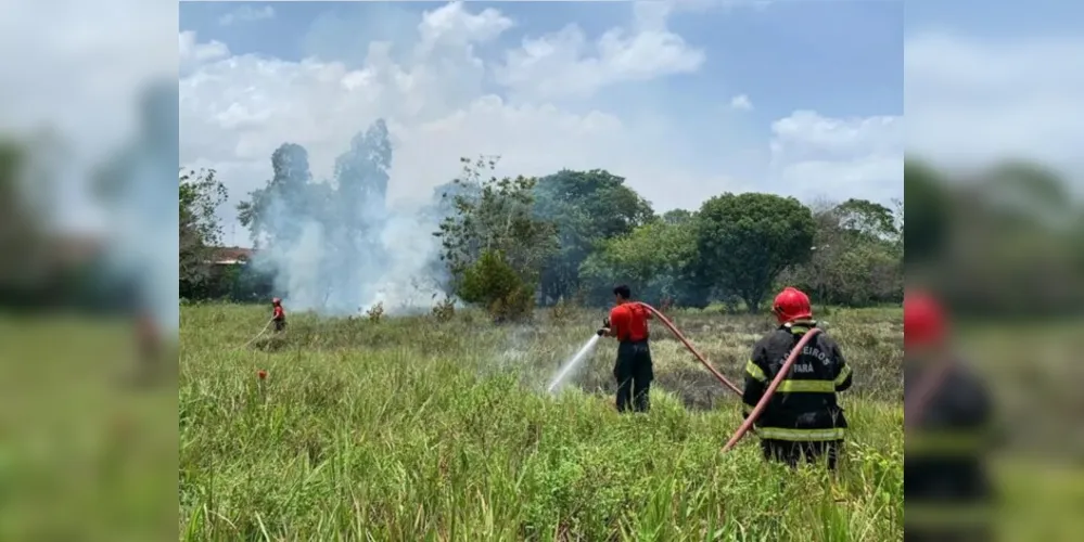 Corpo de Bombeiros foi acionado para atender a ocorrência, que não deixou feridos