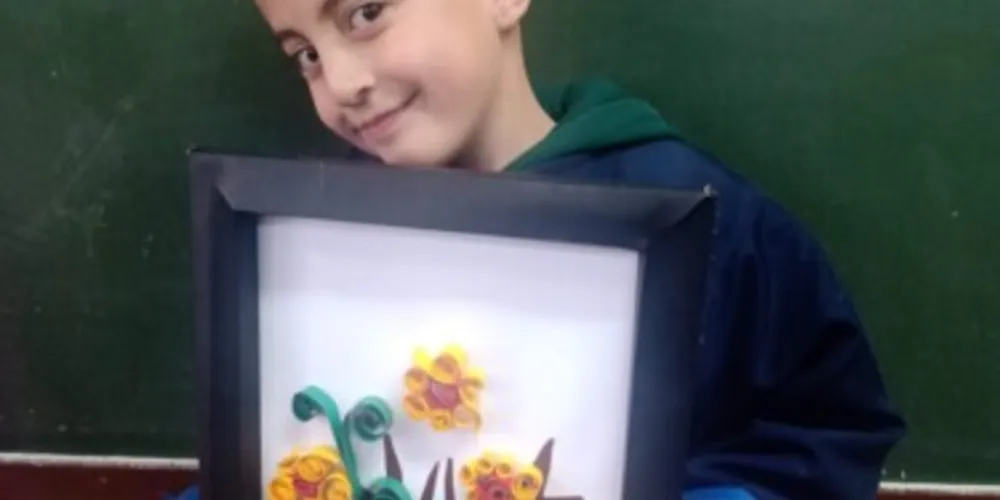 Pequenos artistas contribuíram para dar mais cor e vida à atividade