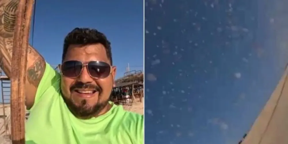 O acidente ocorreu no dia 10 de outubro, após a viga de sustentação do equipamento romper durante um passeio pelas dunas da praia
