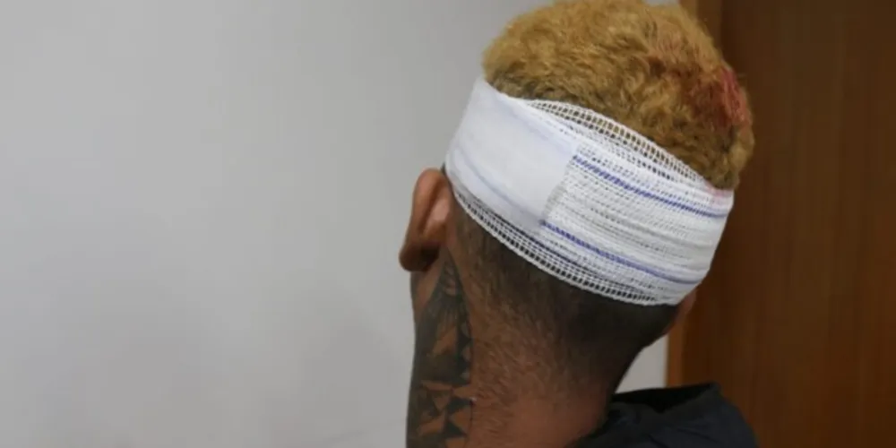 Vítima teve ferimentos no rosto e na cabeça